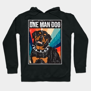 One man dog Hoodie